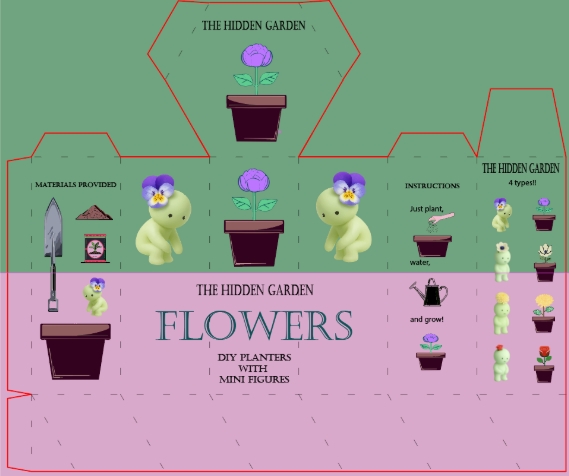 Hidden Garden plant and collectible designs
