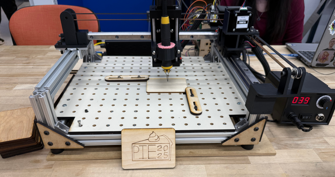 Assembled CNC wood-burning machine
